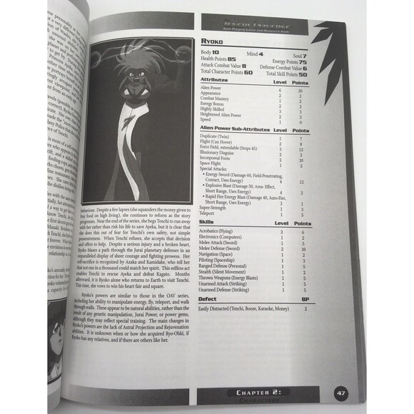 Tenchi Universe by Mark C. MacKinnon (2001, Paperback) Anime Role Play Guide - Picture 9 of 10